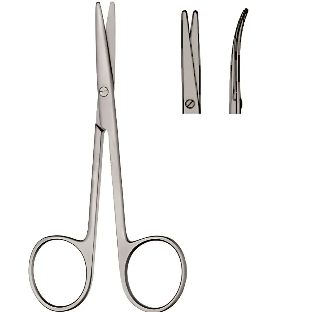 LEXER Precision Dissection Scissors – Straight Blunt/Blunt and Curved Blunt/Blunt, 165 mm