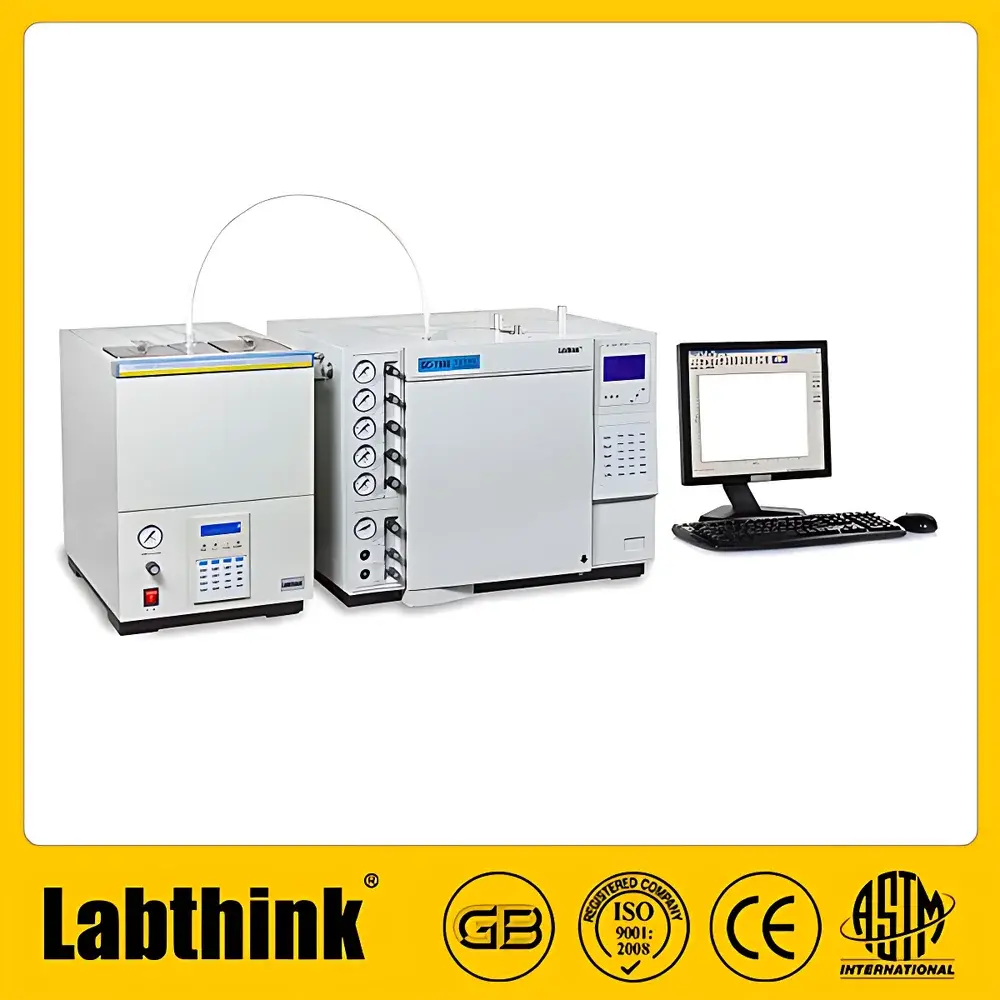Labthink GC-7800 Automated Headspace Gas Chromatograph for Ethylene Oxide Residue Testing in Medical Gowns