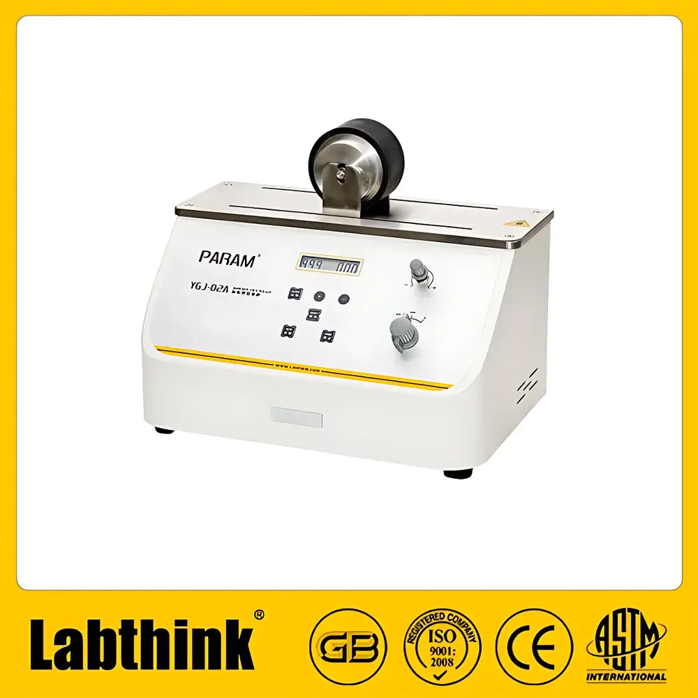 Labthink BLJ-02 Disc Peel Tester & YGJ-02A Tape Rolling Machine for Ink Adhesion Testing