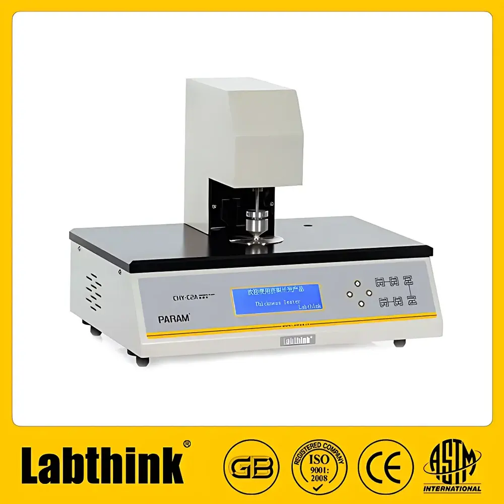 Labthink CHY-C2A Mechanical Contact Thickness Gauge for Thin Films, Foils, and Battery Separators