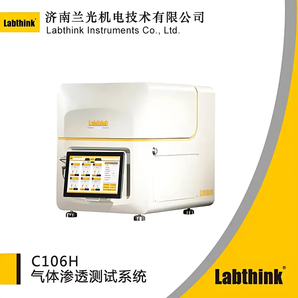 Labthink C106H High-Throughput Differential-Pressure Gas Permeability Tester for Flexible Packaging Films and Barrier Materials