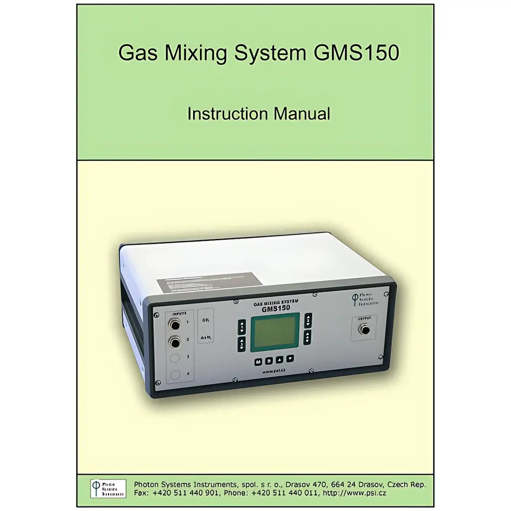 GMS150 High-Precision Gas Mixing and Regulation System