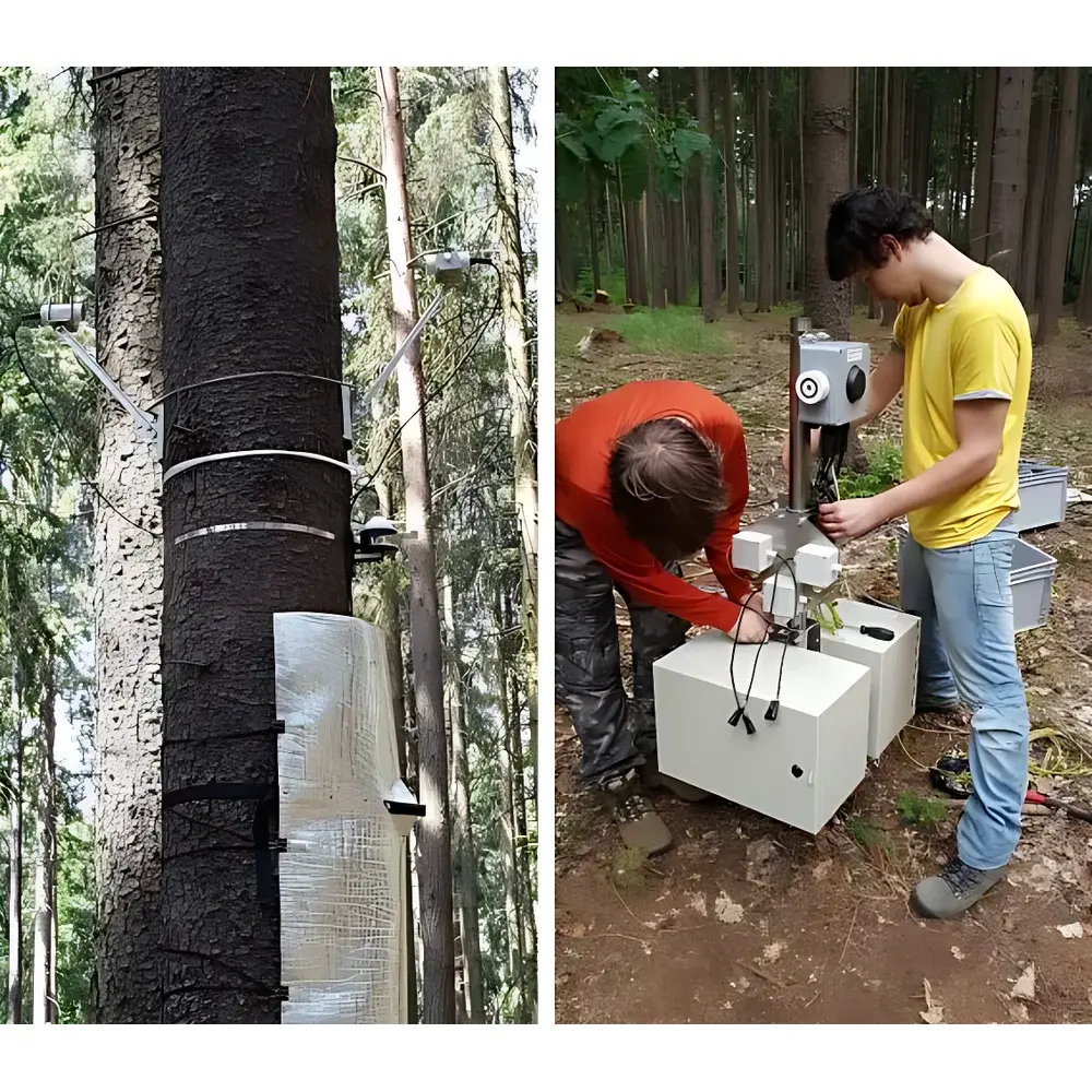 EcoTechTree Physiological Ecosystem – Integrated Stem Flow, Growth & Canopy Temperature Monitoring System