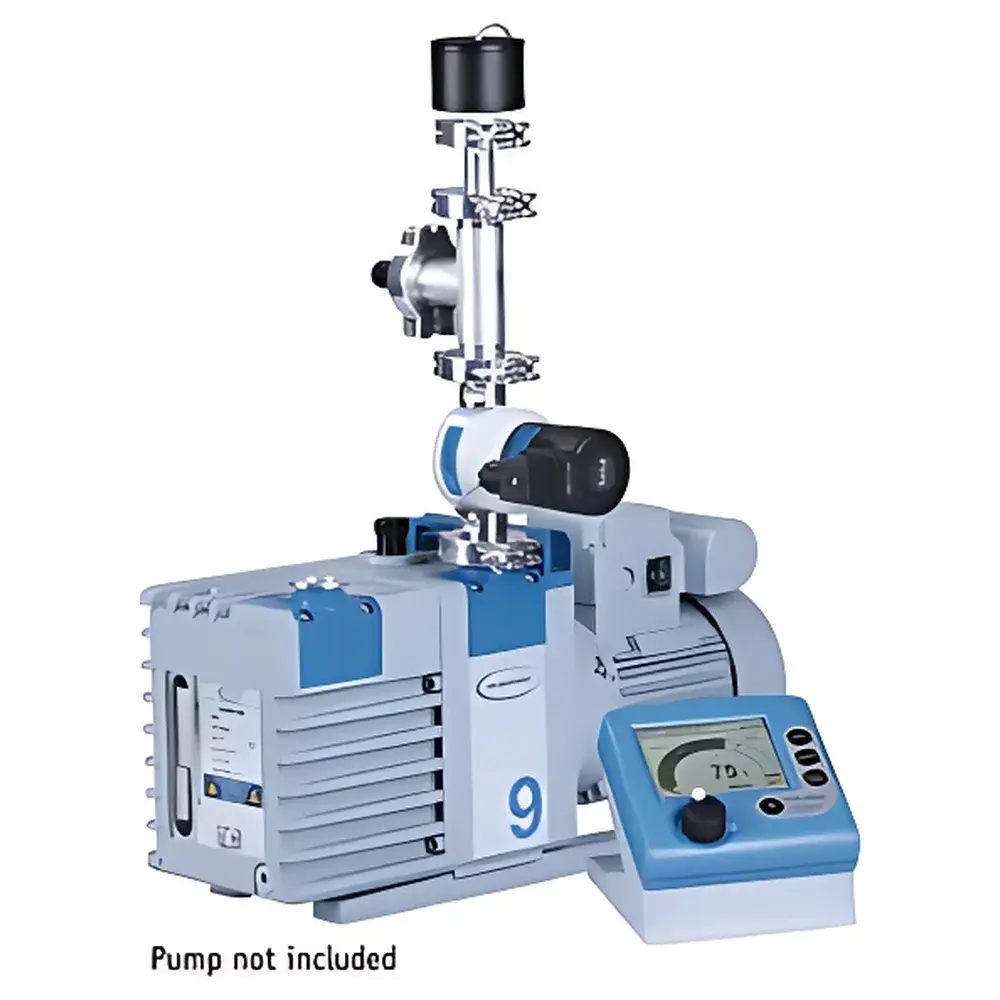 VACUUBRAND CVC 3000 High-Vacuum Control System with Rotary Vane Pump Integration