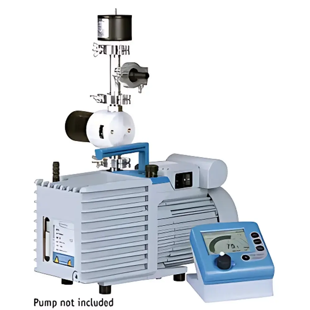 VACUUBRAND CVC 3000 High-Vacuum Control System with Rotary Vane Pump Integration