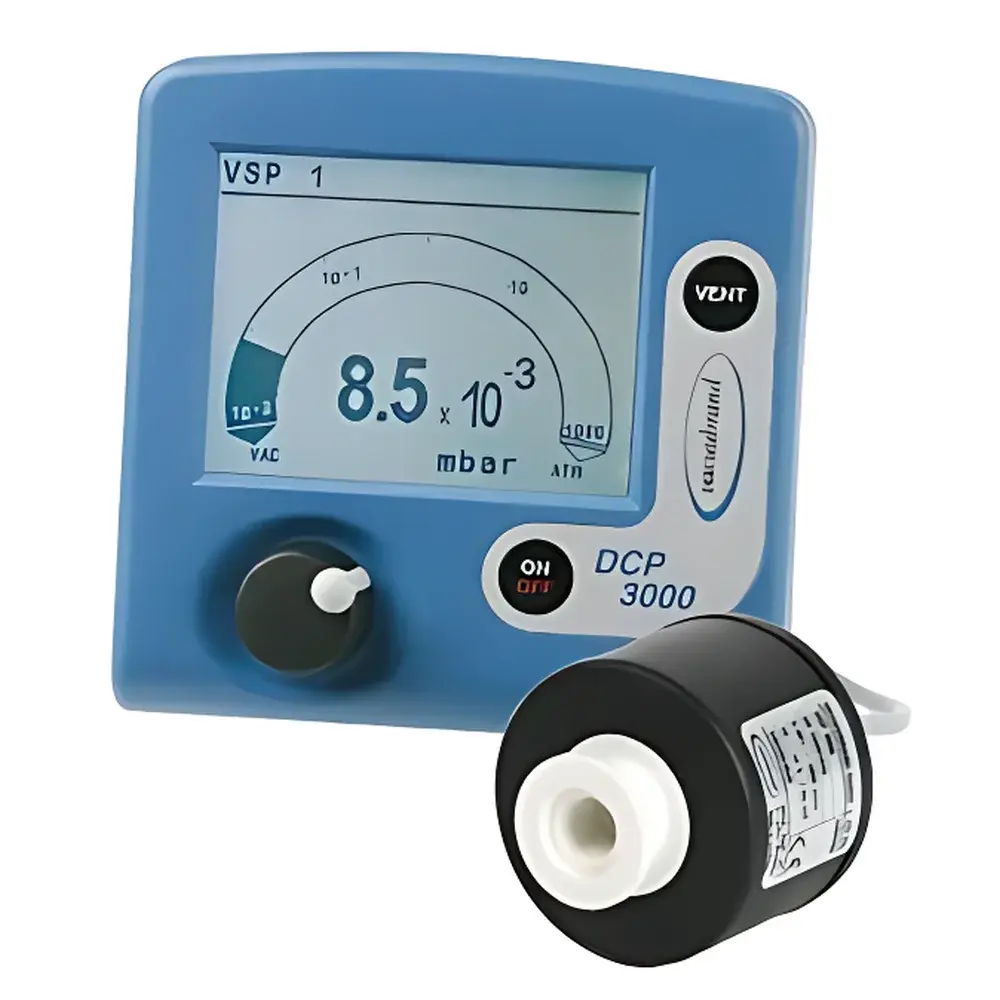 VACUUBRAND DCP 3000 Digital Vacuum Controller with VSP 3000 Pirani Vacuum Sensor