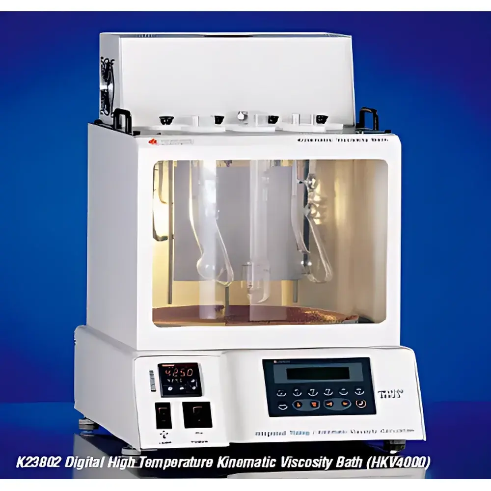 Koehler HKV3000 and HKV4000 High-Temperature Kinematic Viscosity Baths with Integrated Digital Timing System