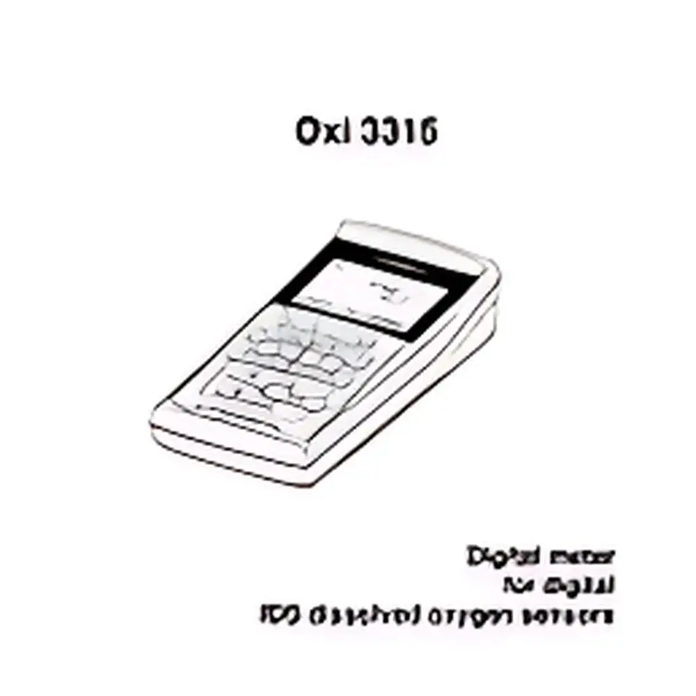 WTW ProfiLine Oxi 3315 Optical Dissolved Oxygen Meter