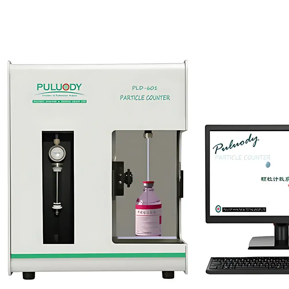 PULUODY PLD-601X Optical Particle Counter for Insoluble Particulate Testing in Single-Use Plastic Blood Bags