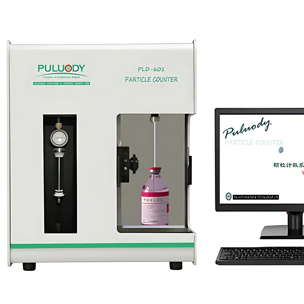 PULUODY PLD-601S Pharmaceutical Insoluble Particle Counter for Plastic IV Container Inner Caps
