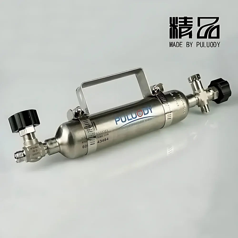 Liquid Nitrogen-Free Ammonia Sampling Cylinder by PULL