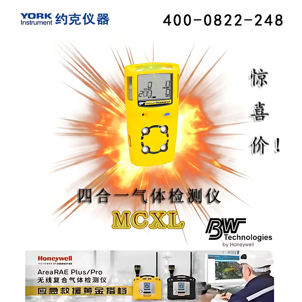BW MCXL Portable 4-Gas Detector