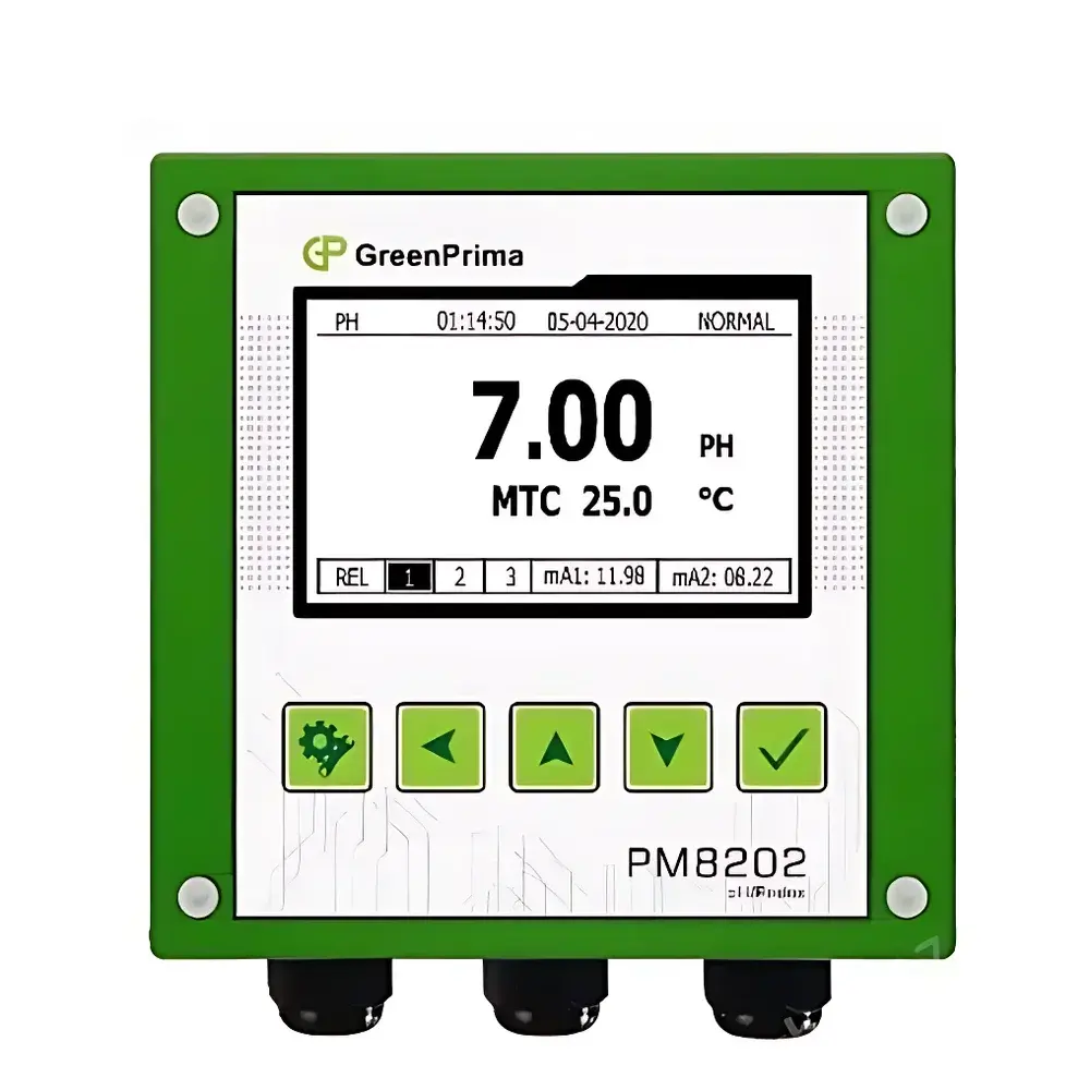 GreenPrima PM 8202P Online pH and ORP Analyzer with Integrated Temperature Measurement