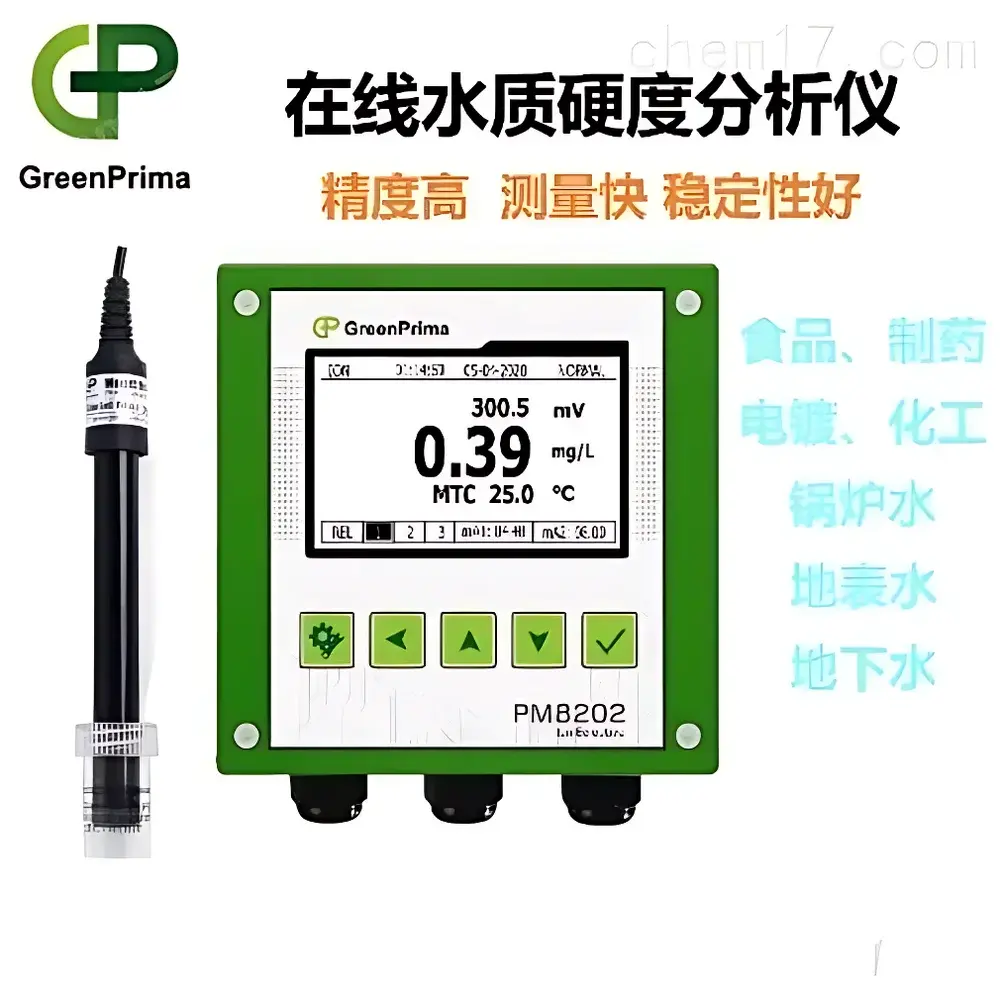 GreenPrima PM8202I Calcium Hardness Analyzer (Ion-Selective Electrode Method)