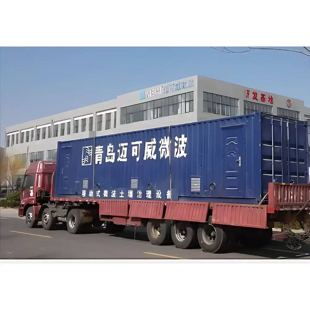 MakeWave MHS-R Series Mobile High-Temperature Microwave Pyrolysis System