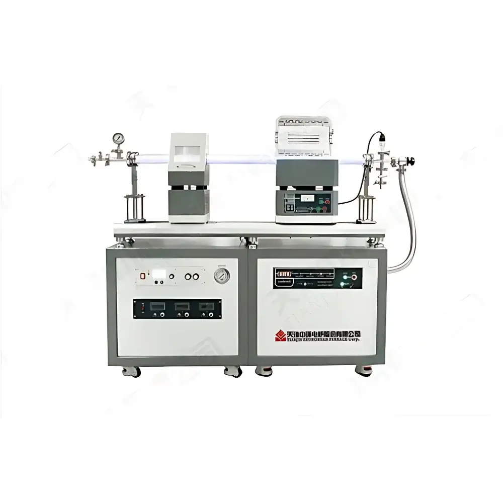 Zhonghuan Furnace PECVD-12IH-500A Integrated Plasma-Enhanced Chemical Vapor Deposition System with 1200°C Tube Furnace