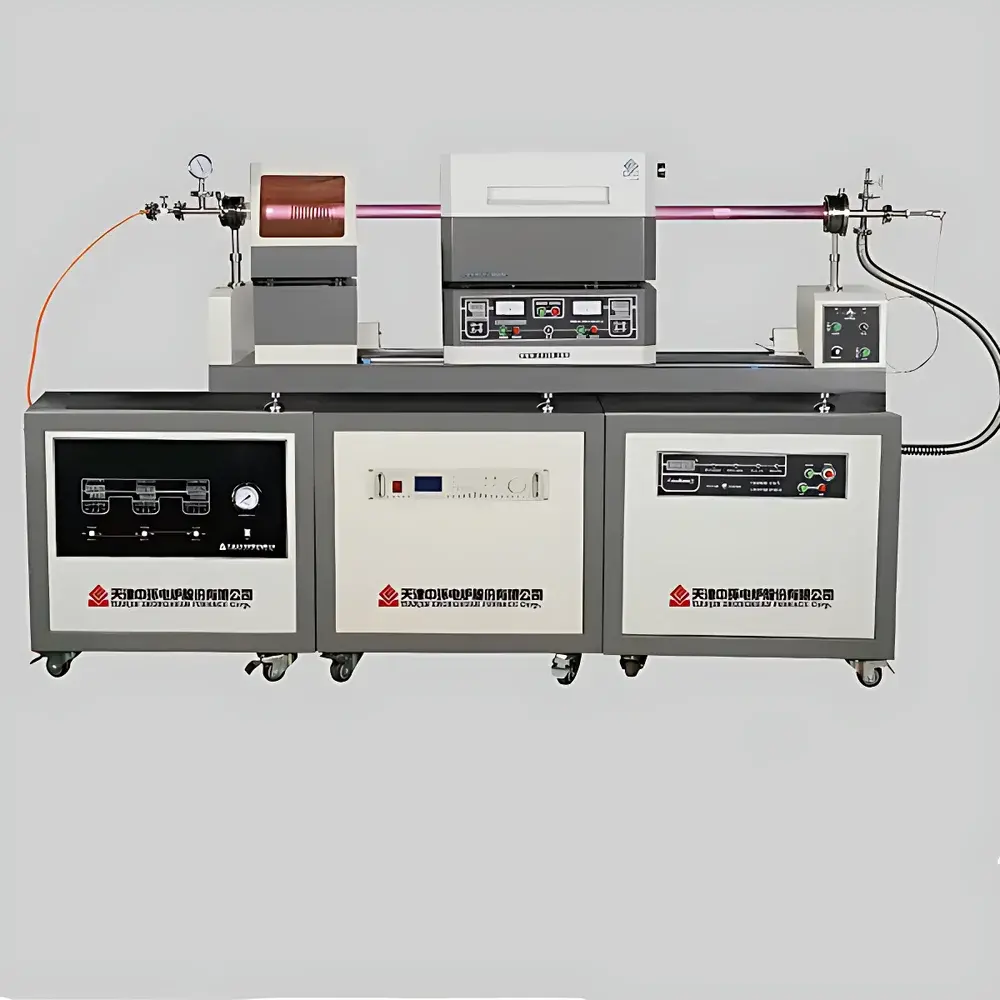 ZHONGHUAN FURNACE 1200°C Preheating Sliding Dual-Zone Plasma-Enhanced Chemical Vapor Deposition (PECVD) System