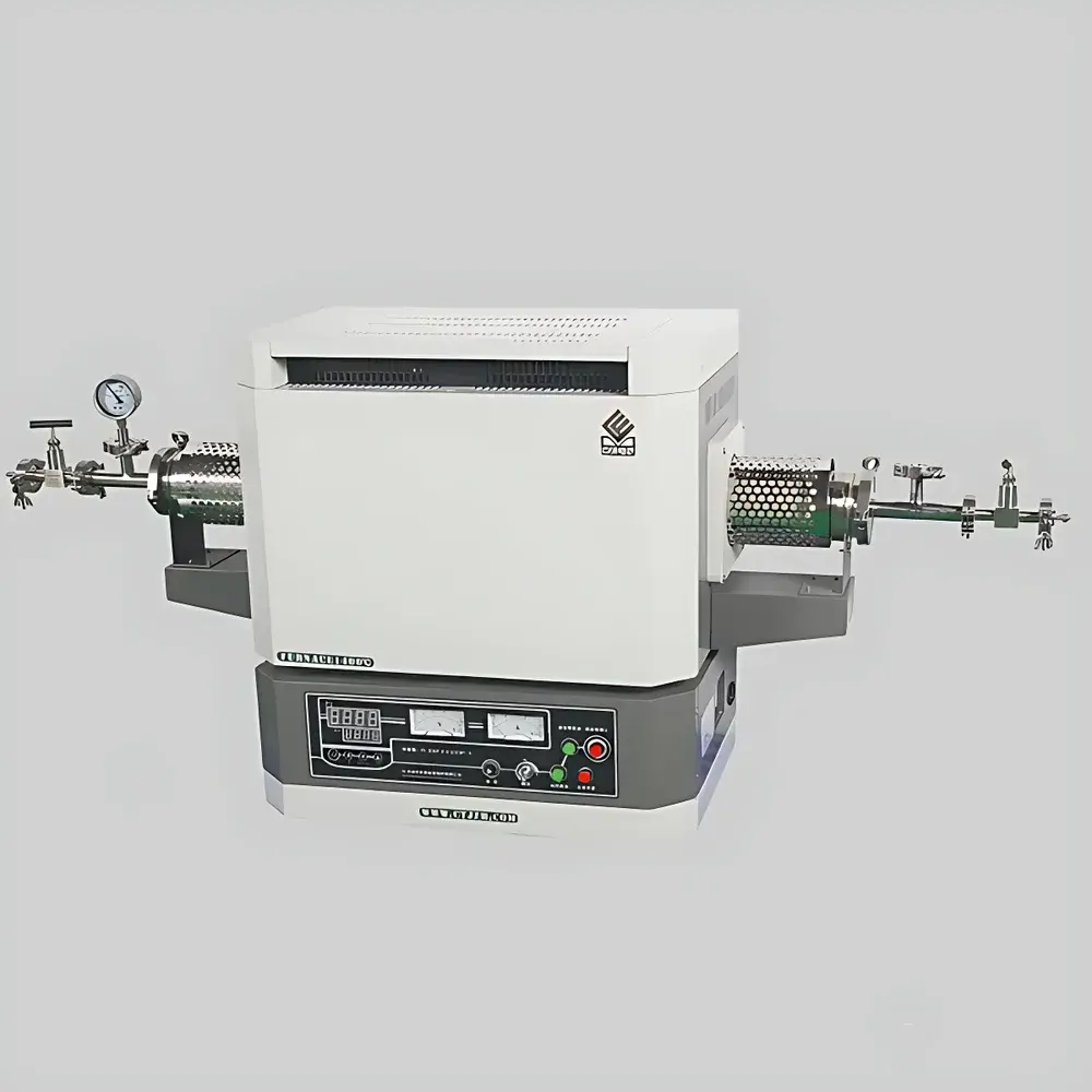ZHONGHUAN FURNACE 1400°C Dual-Zone Vacuum & Atmosphere Tube Furnace