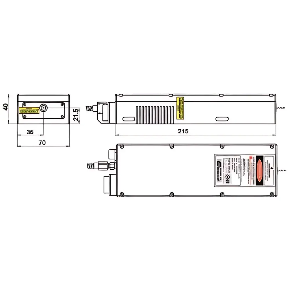 Laser-Export TECH Series Diode-Pumped Solid-State (DPSS) Laser