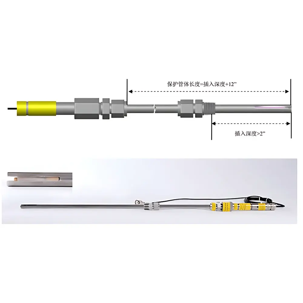 Zhongjiaojinyuan High-Temperature and High-Pressure Reference Electrode (Model: HT/HP-REF)