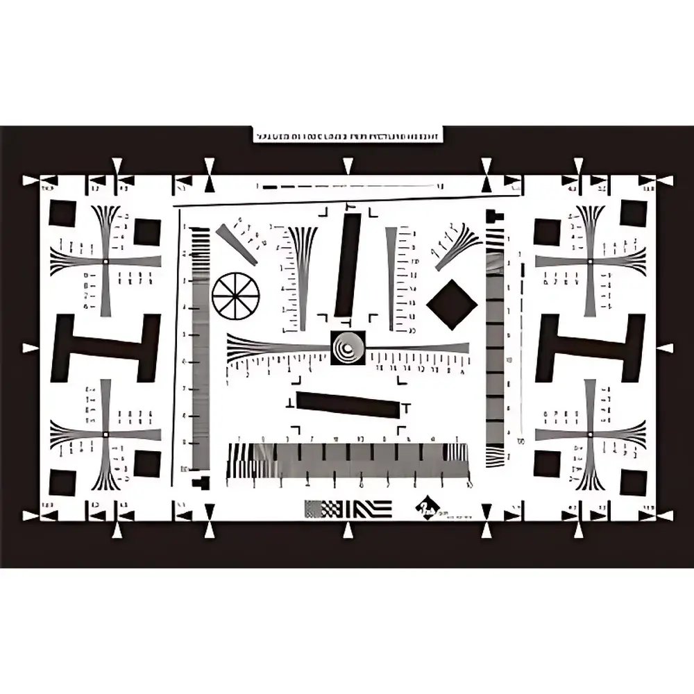 3nh ISO 12233 Enhanced Resolution Test Chart (1× Size)