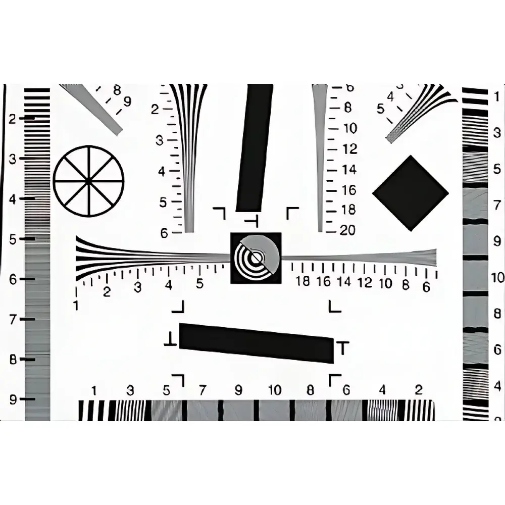 3nh ISO 12233 Enhanced Resolution Test Chart (1× Size)