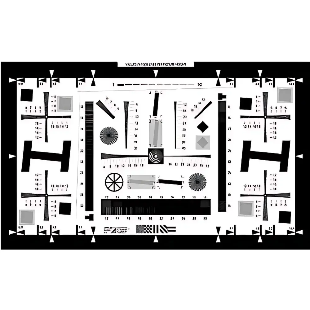 3nh ISO 12233 Enhanced Resolution Test Chart (1× Size)