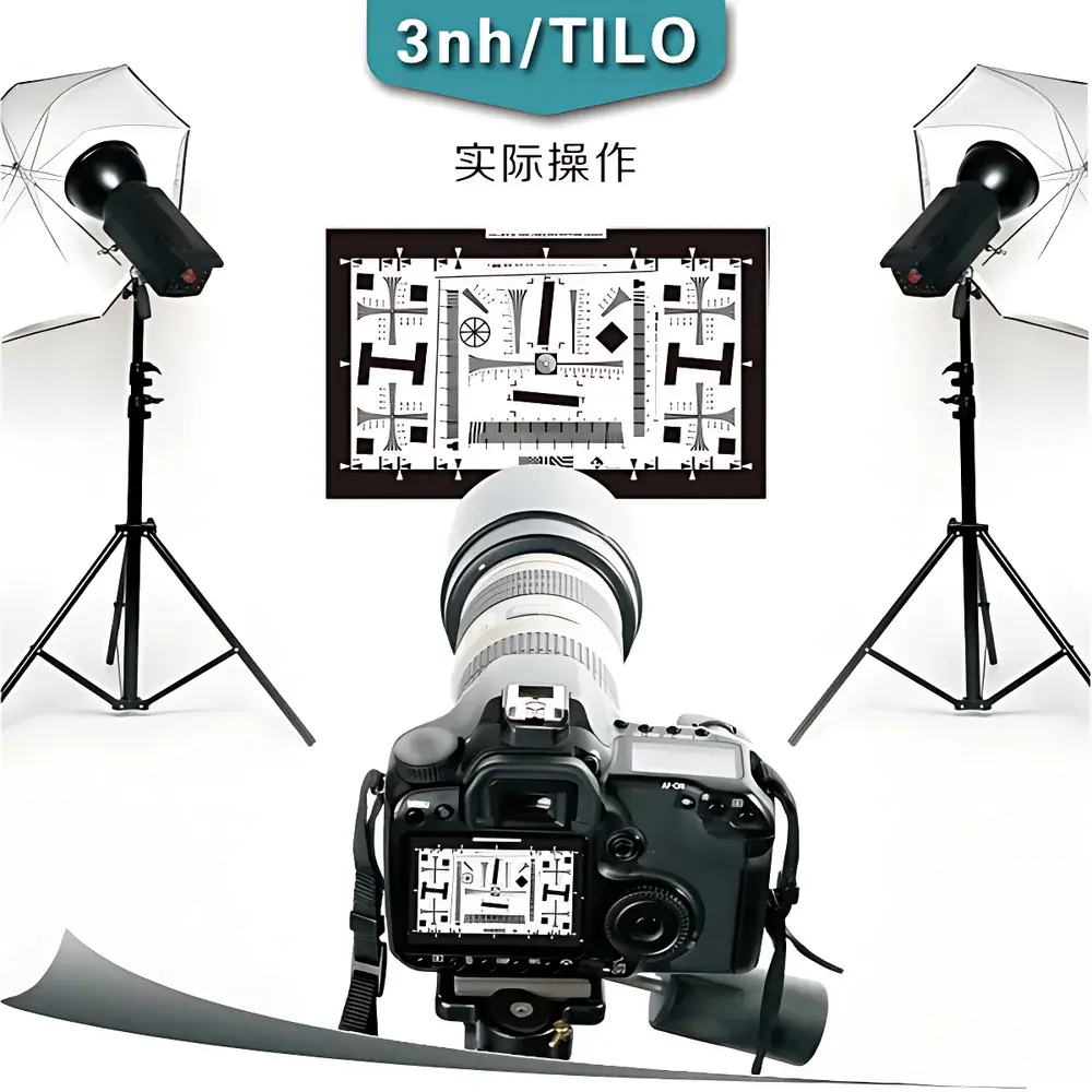 3nh NQ-10-400A ISO 12233 Resolution Test Chart (8× Size, Semi-Matte Photographic Paper)
