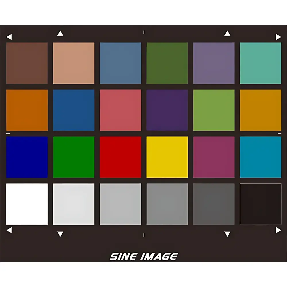 3nh ColorChecker 24-Color Calibration Target Plate