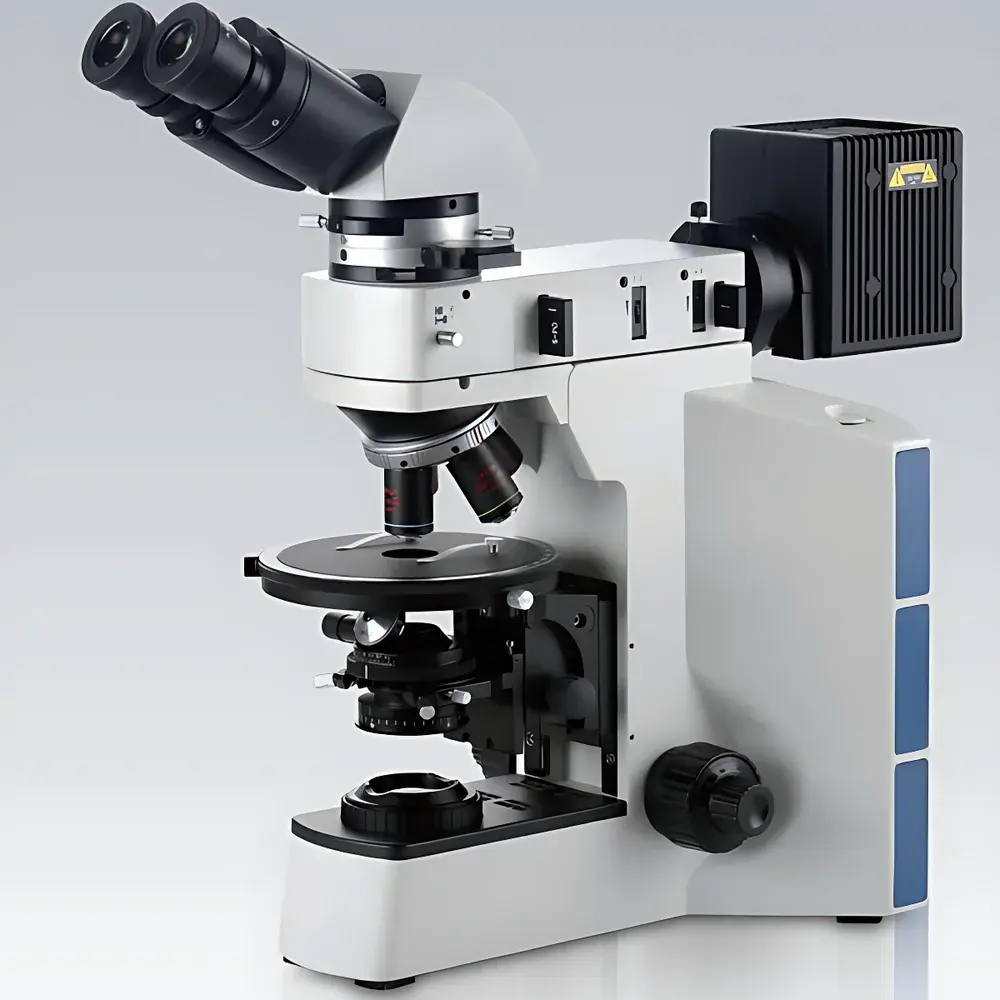 LEI-TECH LK-LRT-53P-600 Research-Grade Upright High-Temperature Polarizing Microscope