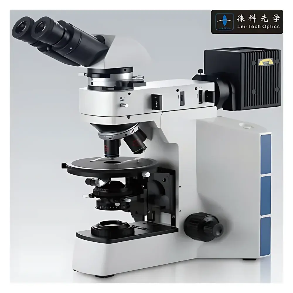 LEI-TECH LK53P-LRT600 Research-Grade Upright Polarizing Microscope with Integrated Cryo-Heating Stage