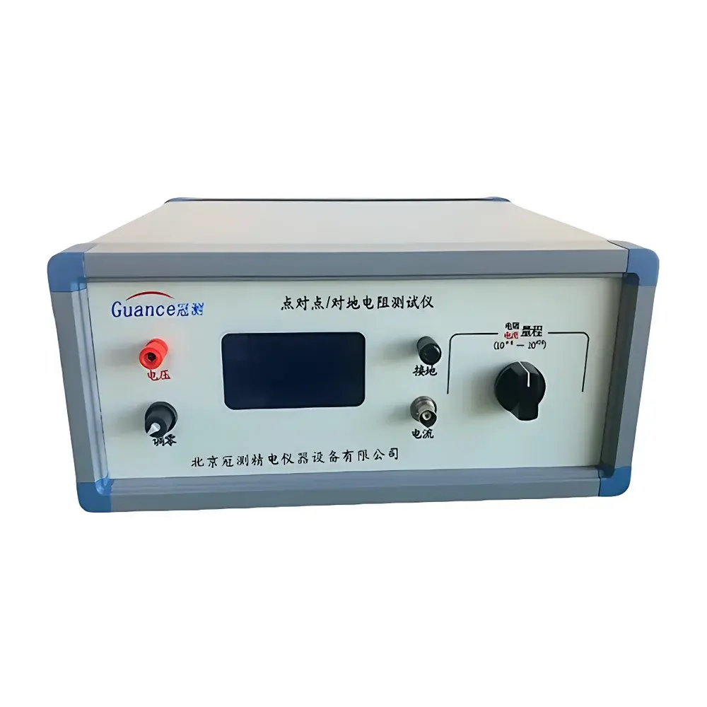 GuanCe Instruments GCGEST-121C Point-to-Point & Ground Resistance Tester for Electrostatic Dissipative Flooring Materials