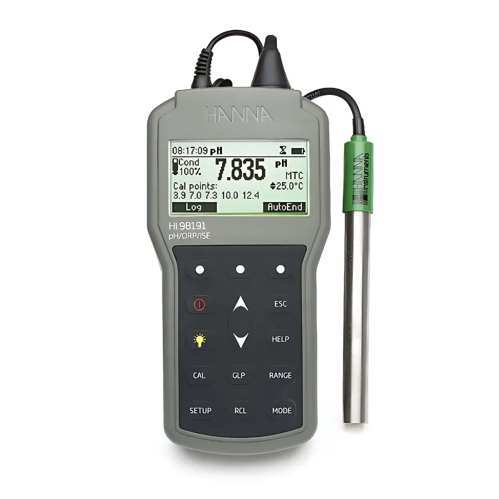 Hanna HI98191 Waterproof Portable pH/ORP/ISE/Temperature Meter