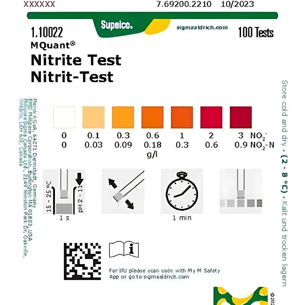 Merck MQuant® Nitrite Test Strips Series