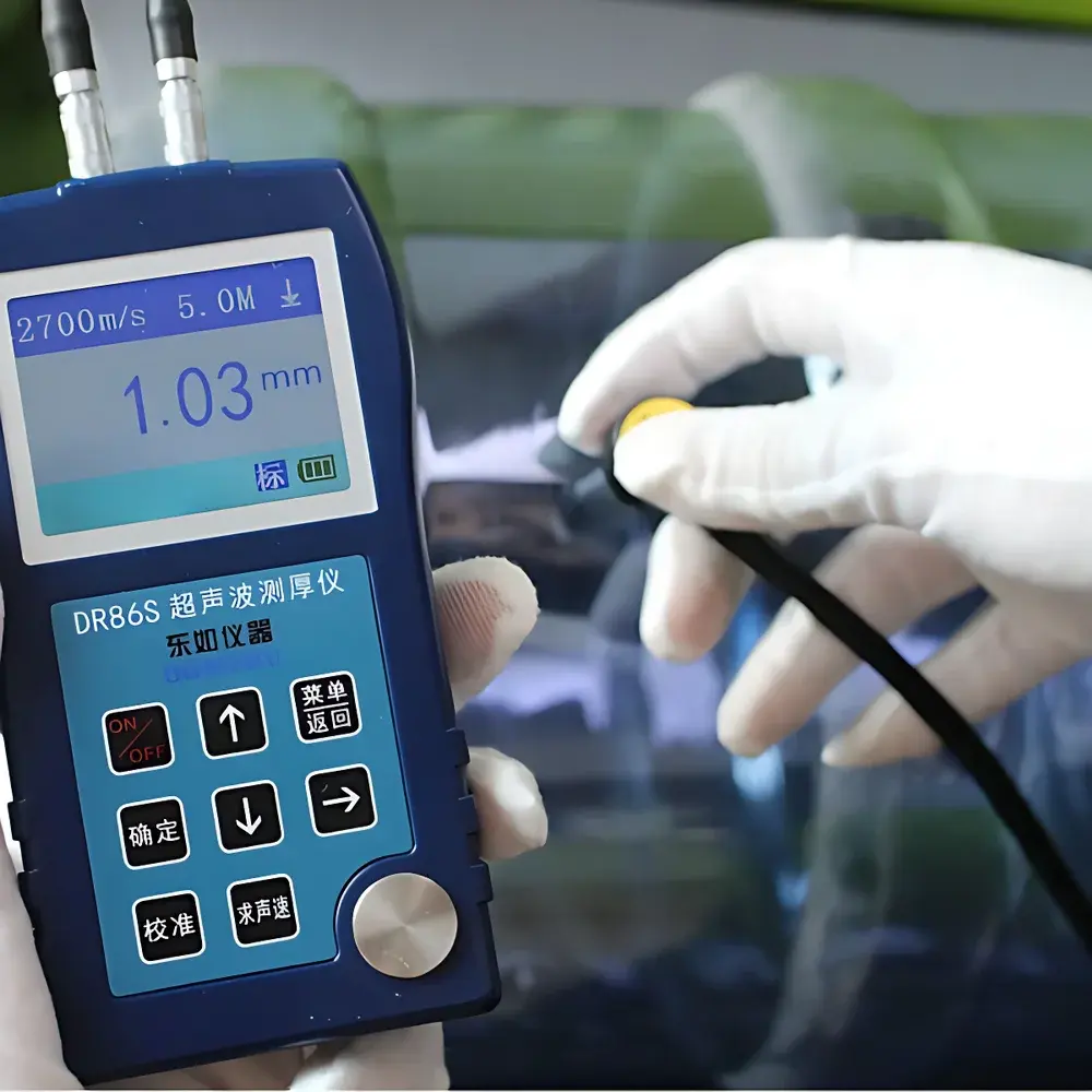 Fangyuan Instruments DR87S Coating-Penetrating Ultrasonic Thickness Gauge for Steel, Metals, Glass & Plastics