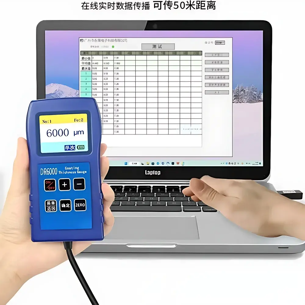 Fangyuan DR380 Coating Thickness Gauge for Zinc, Paint & Protective Coatings