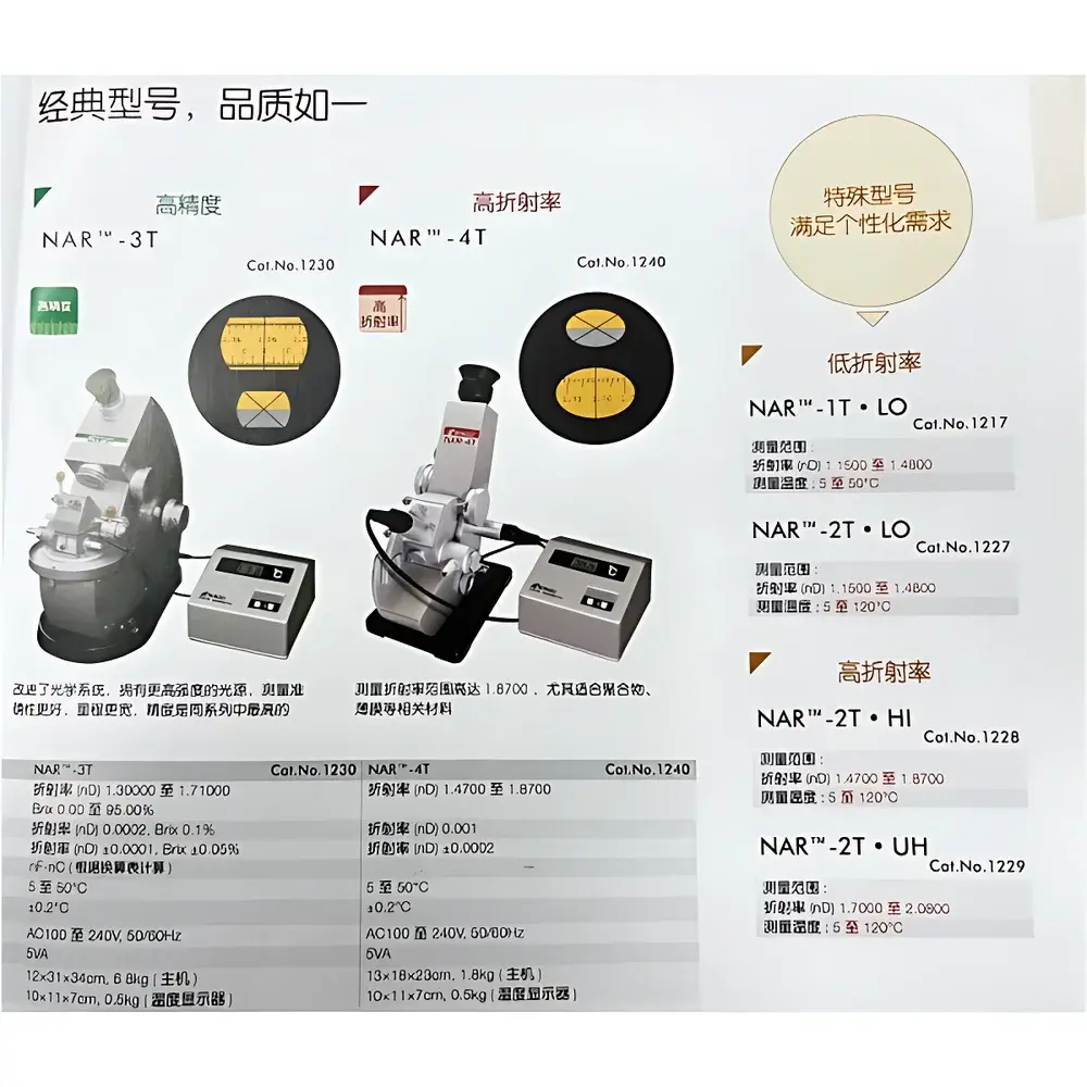 ATAGO NAR-2T·UH High-Index Abbe Refractometer