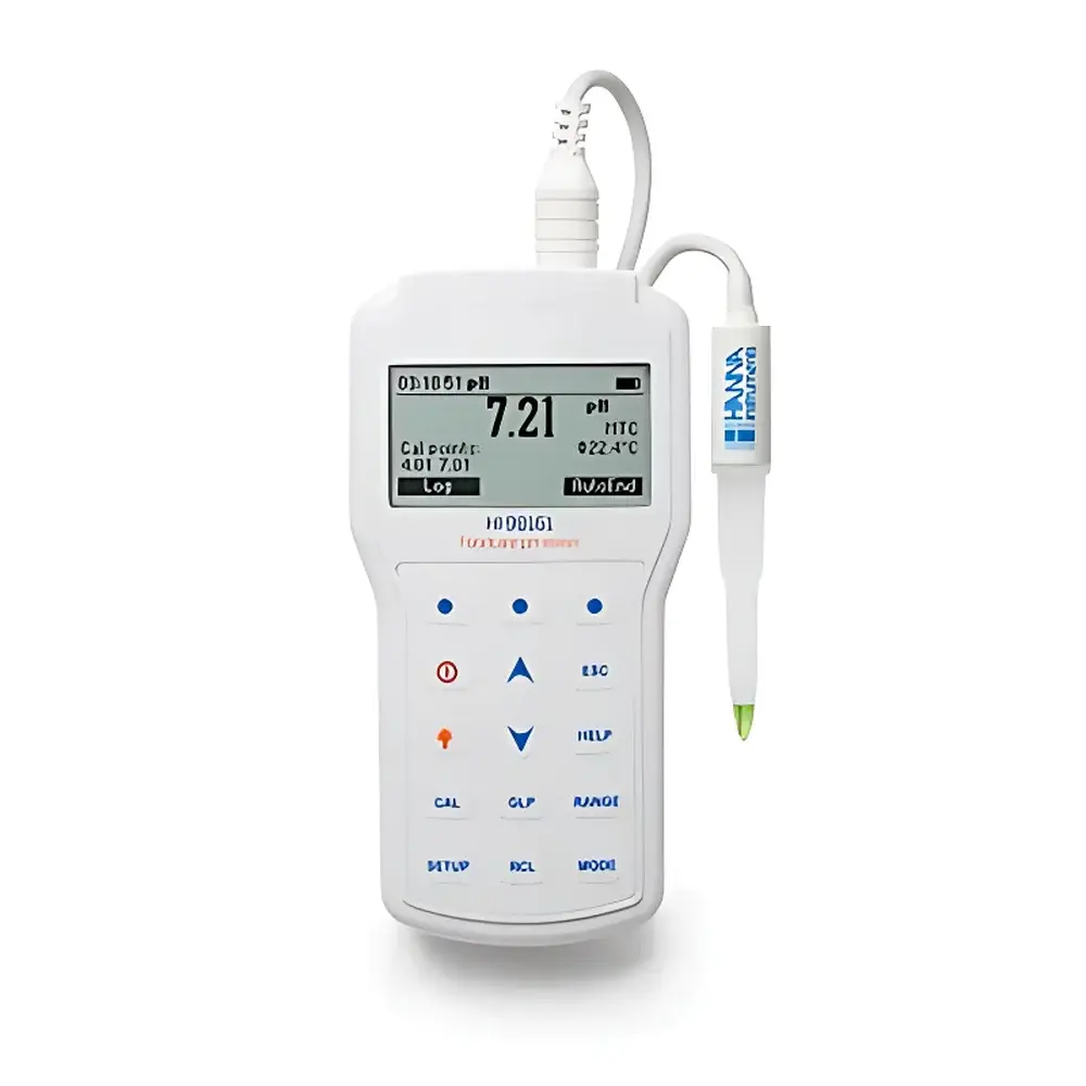 Hanna HI98161 Portable pH/mV/°C Meter for Food Industry