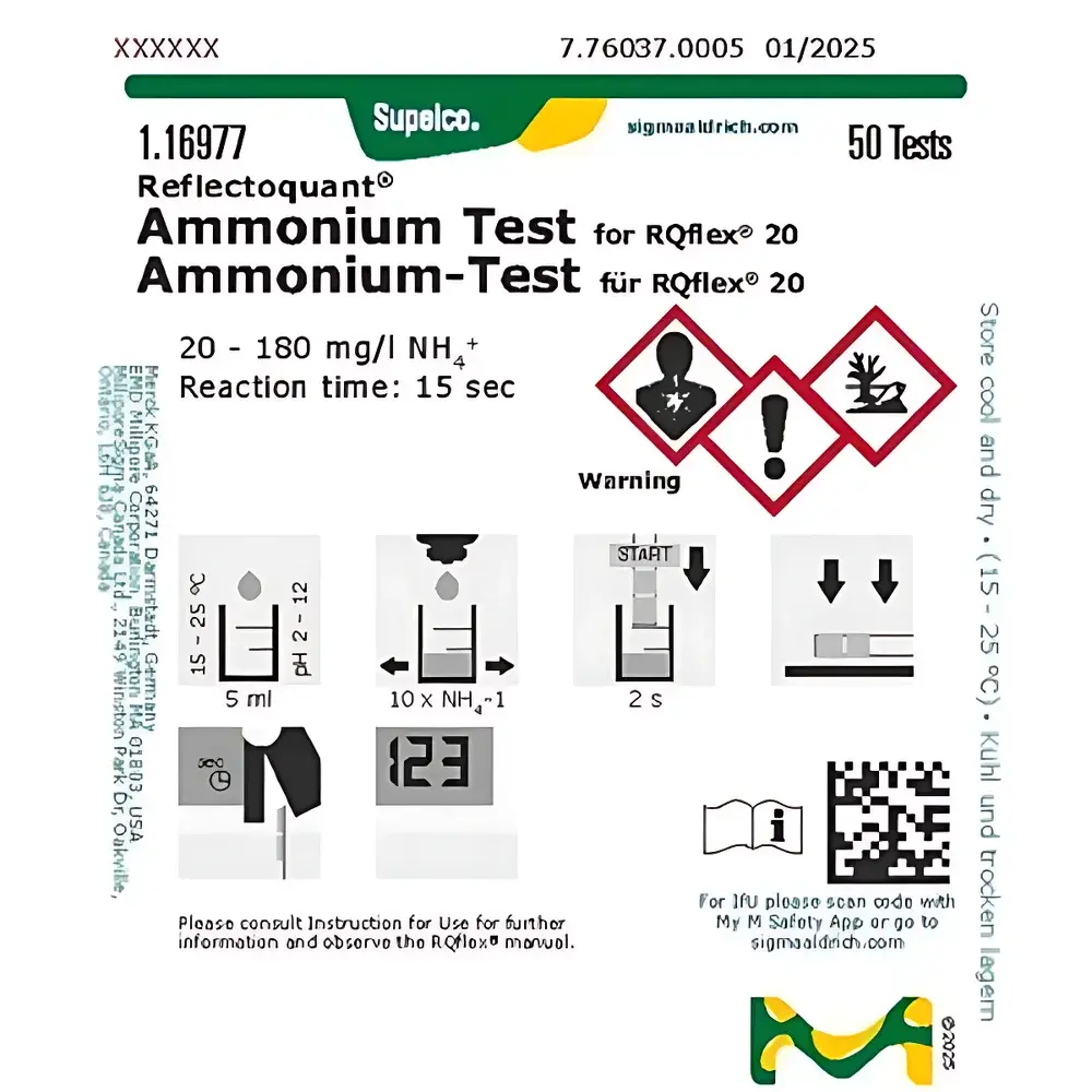 Merck MQuant® Ammonia-N Test Strips