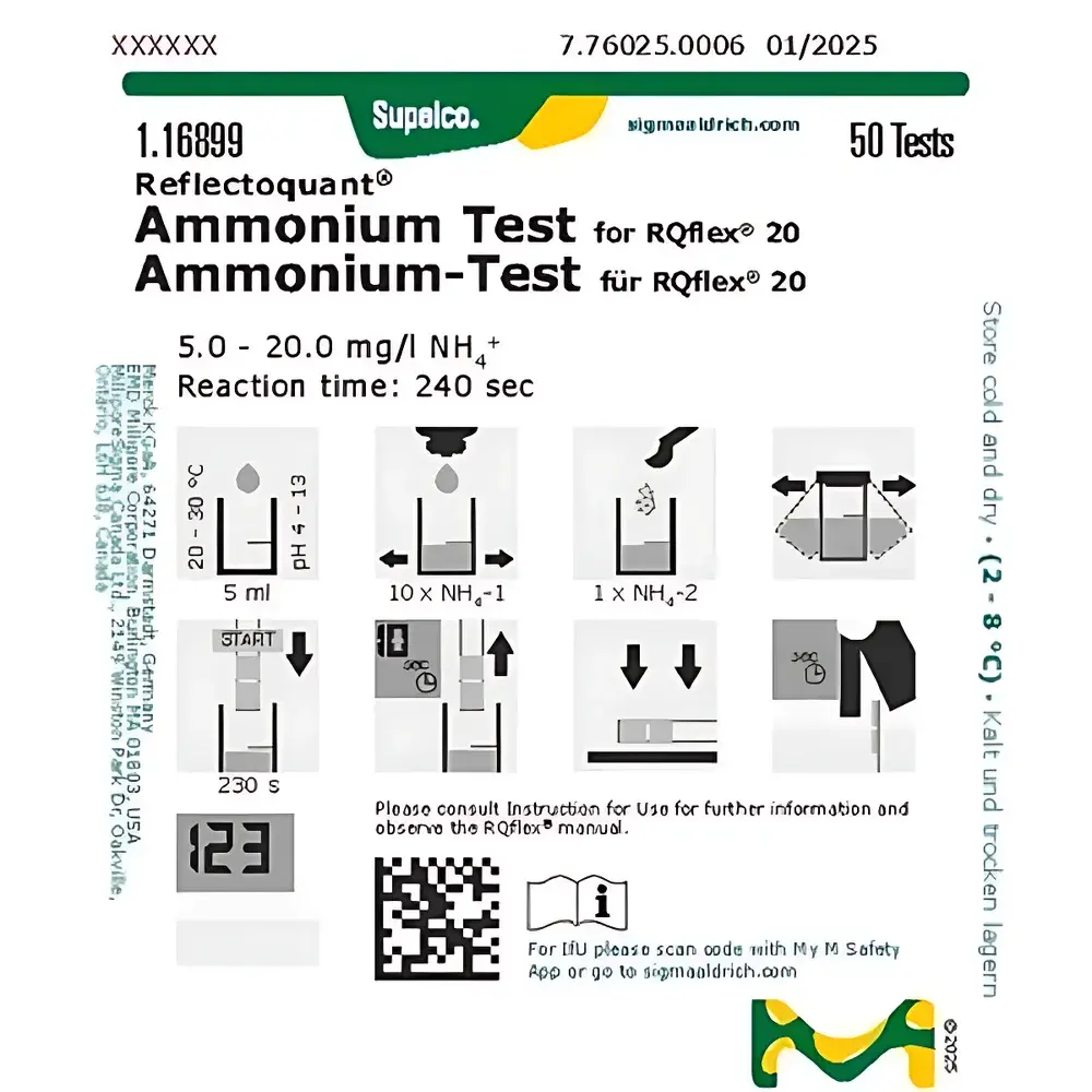 Merck MQuant® Ammonia-N Test Strips