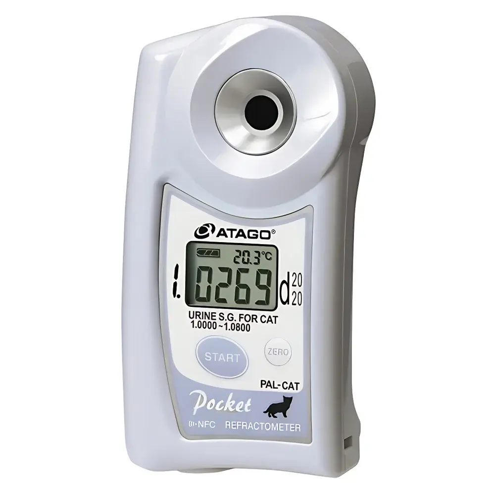 ATAGO PAL-CAT Digital Pocket Refractometer for Feline Urine Specific Gravity