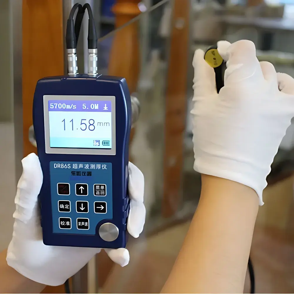 Fangyuan Instruments DR89S Single-Crystal High-Precision Ultrasonic Thickness Gauge for Steel Through Paint Coatings