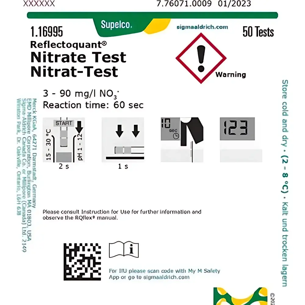 Merck MQuant® Nitrate Test Strips (1.10020.0001)