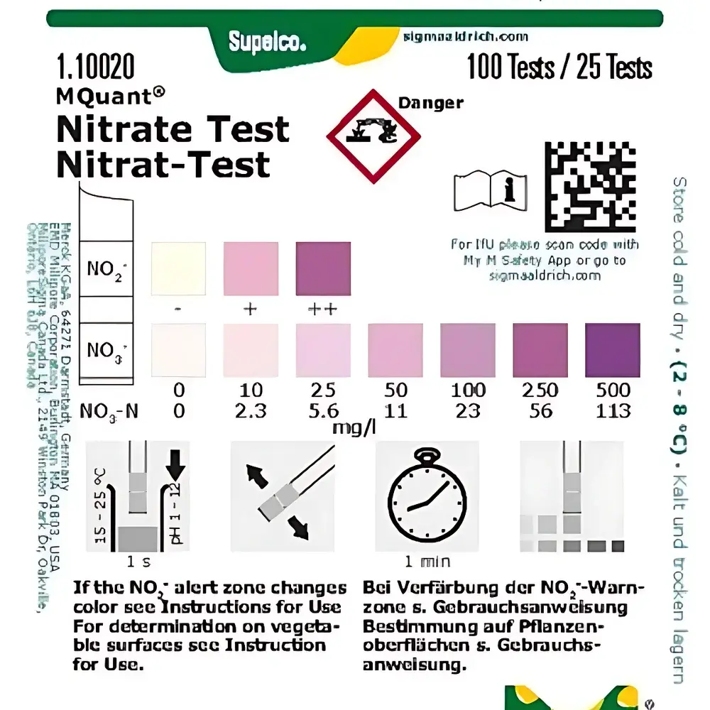 Merck MQuant® Nitrate Test Strips (1.10020.0001)