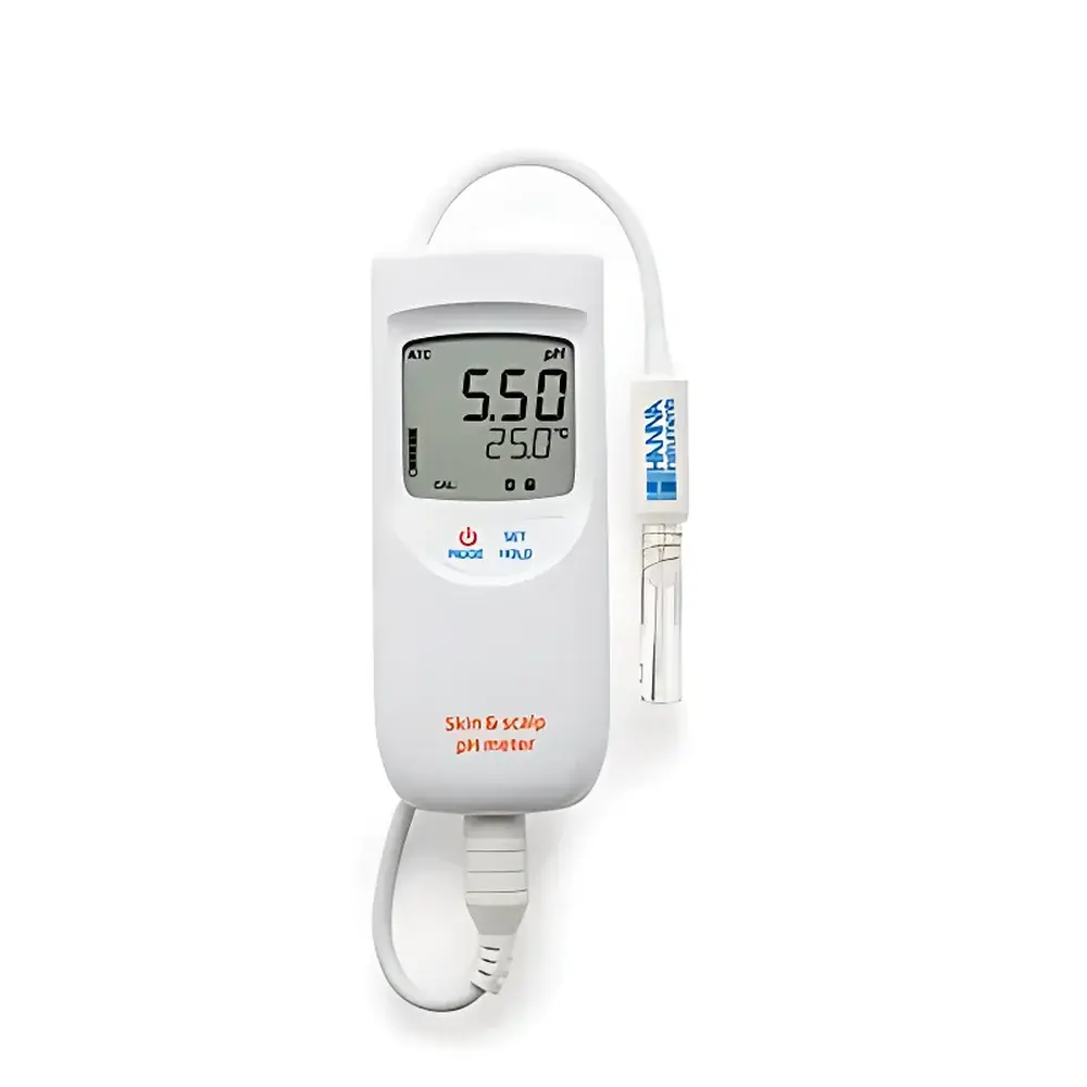 Hanna HI99181 Portable pH and Temperature Meter for Dermatology & Cosmetics