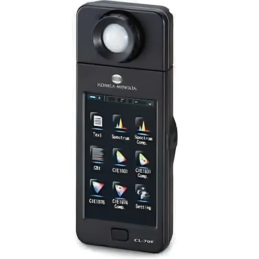 Konica Minolta CL-70F Portable Color Illuminance Meter with Rotatable Probe and UV-Sensitive Measurement Capability
