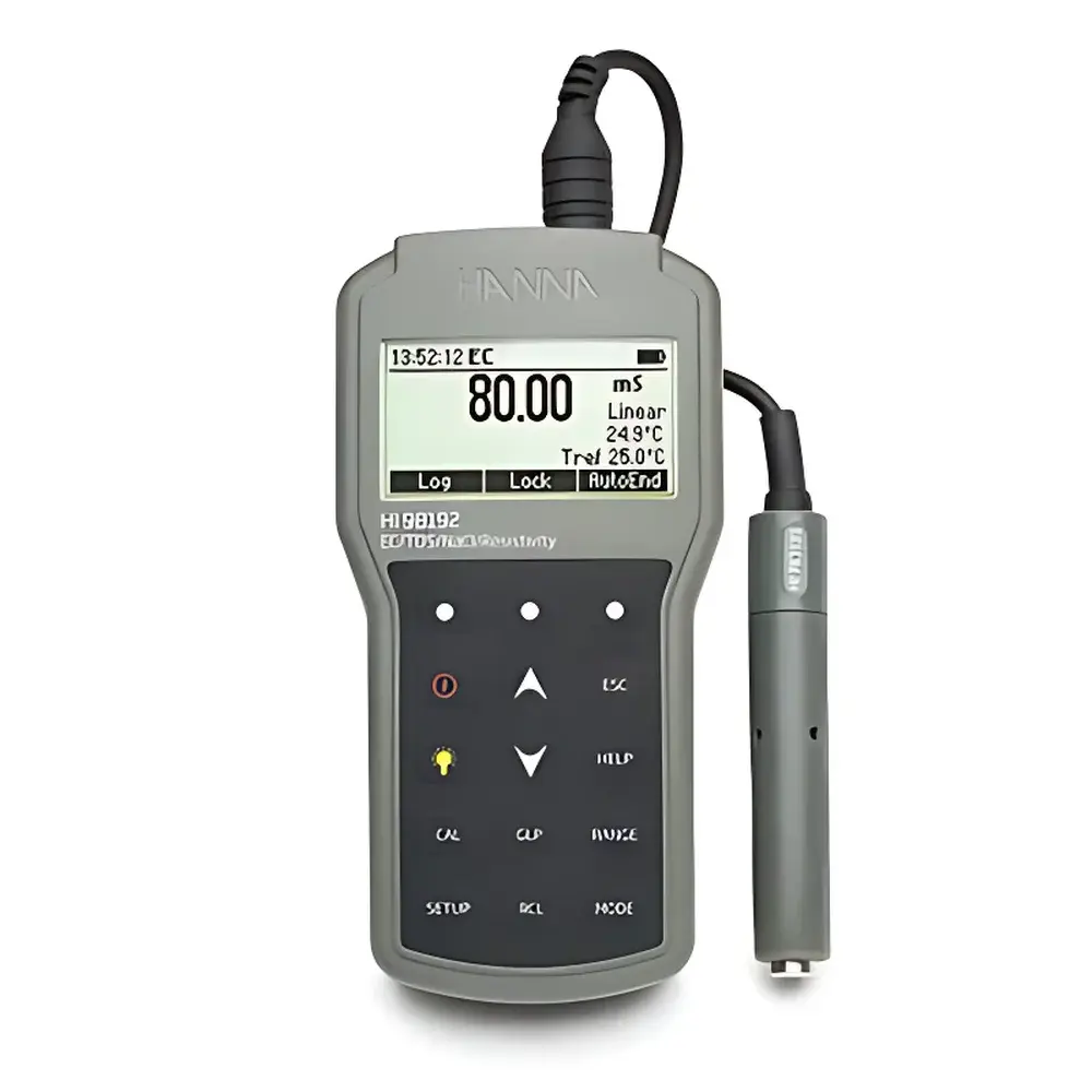 Hanna HI98192 Professional Portable Multiparameter EC/TDS/Resistivity/NaCl/°C Meter