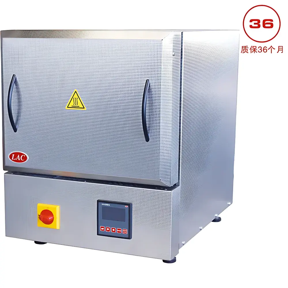 LAC LHS03/15 High-Density Silicon Carbide Rod Laboratory Muffle Furnace