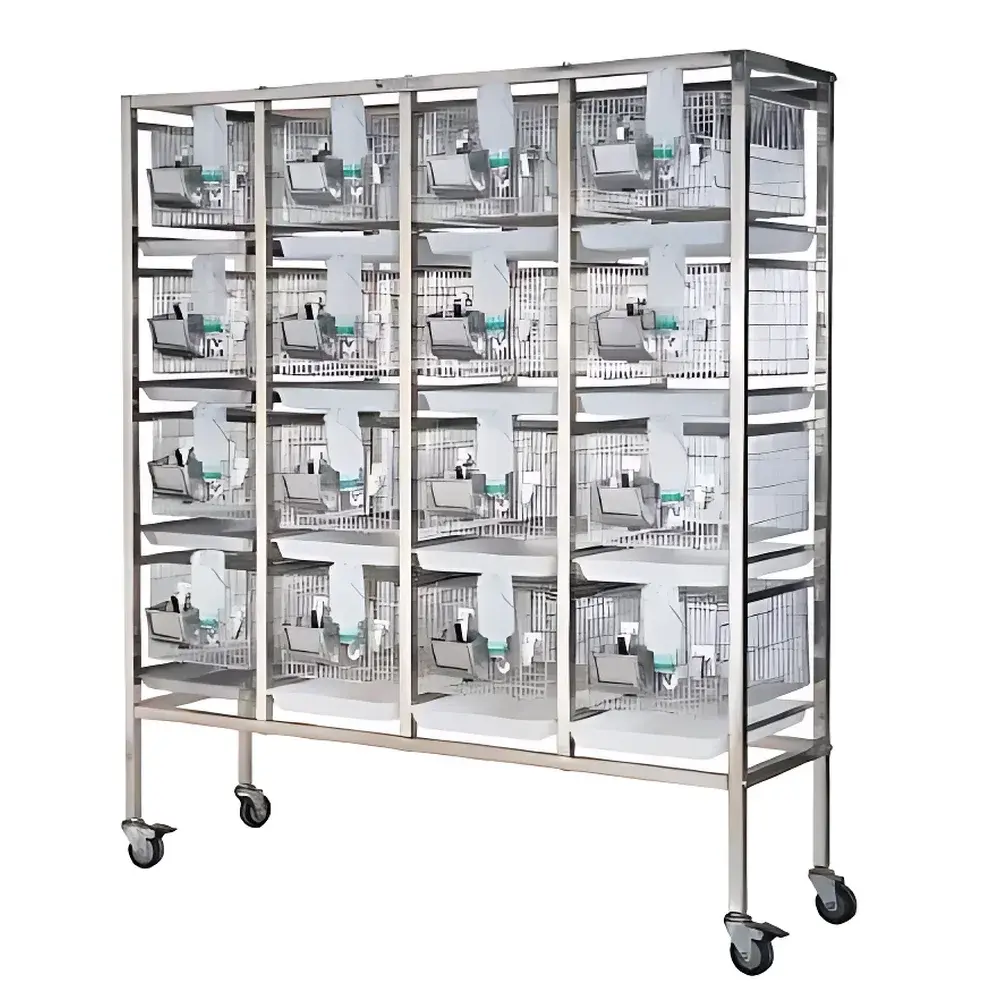 Jiayuan PP-3/70 Stainless Steel Mouse Caging Rack System