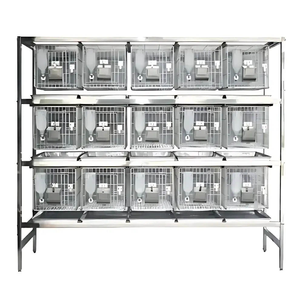 JIAYUAN RS-12 Stainless Steel Dry-Housing Laboratory Rabbit Cage